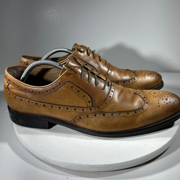 Johnston & Murphy Brown Leather Oxfords - Picture 7 of 14